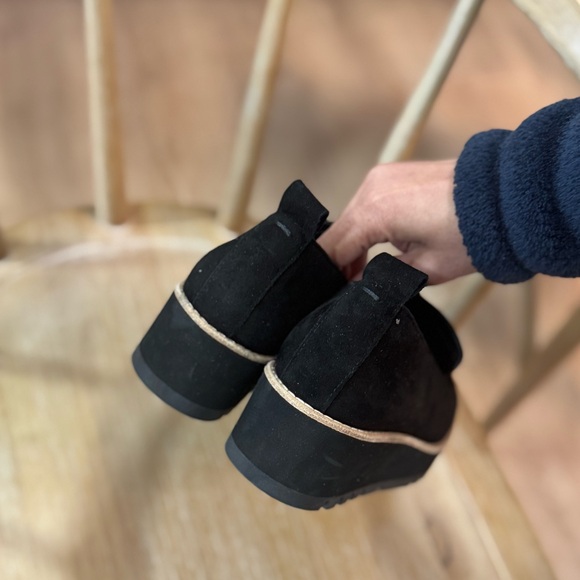 New Eileen Fisher Womens Ells Loafer-BLACK Suede PLATFORM Size 6 - Picture 7 of 10